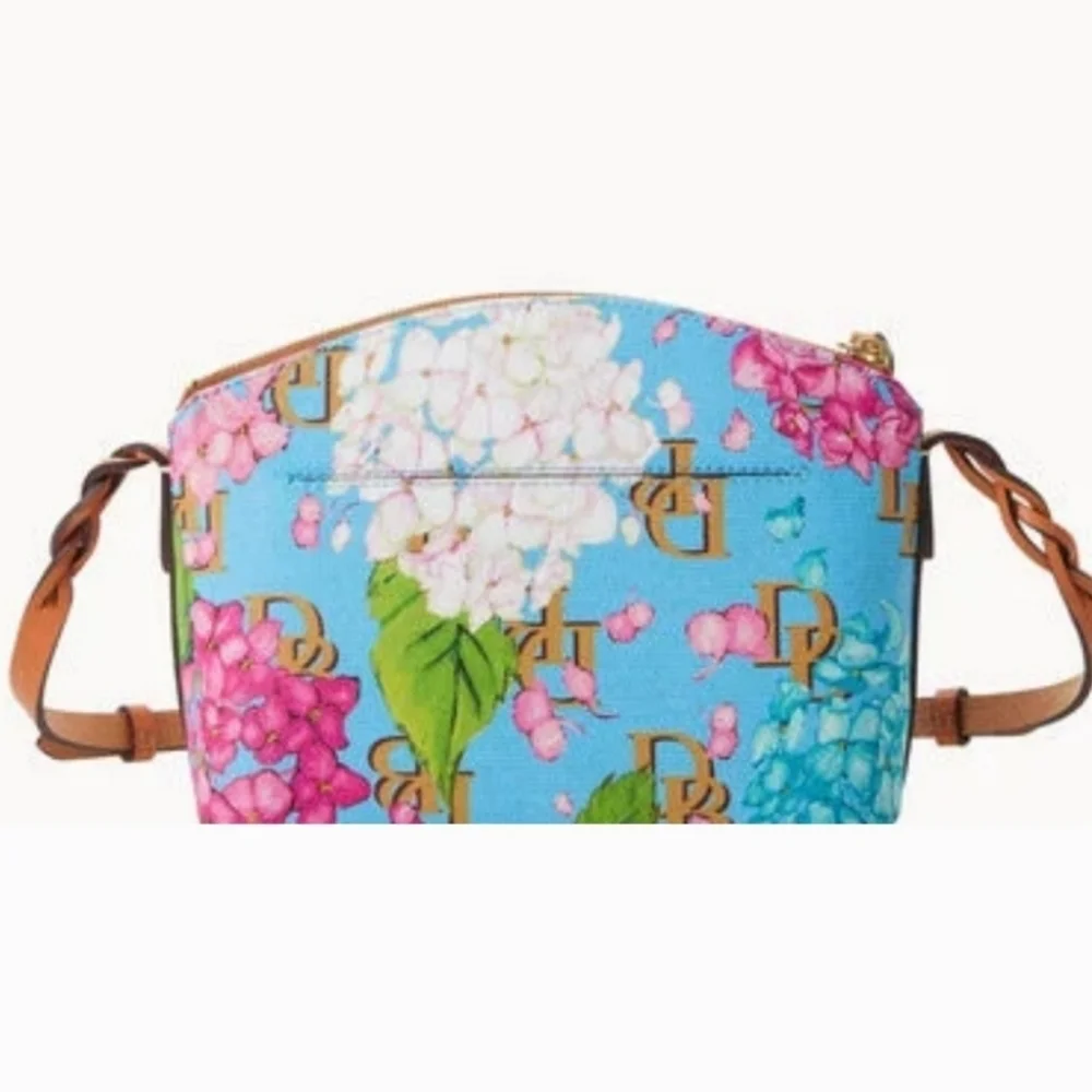 🌸🔹️Dooney & Bourke🔹️ Hydrangea Monogram  Crossbody Shoulder bag - Picture 4 of 5